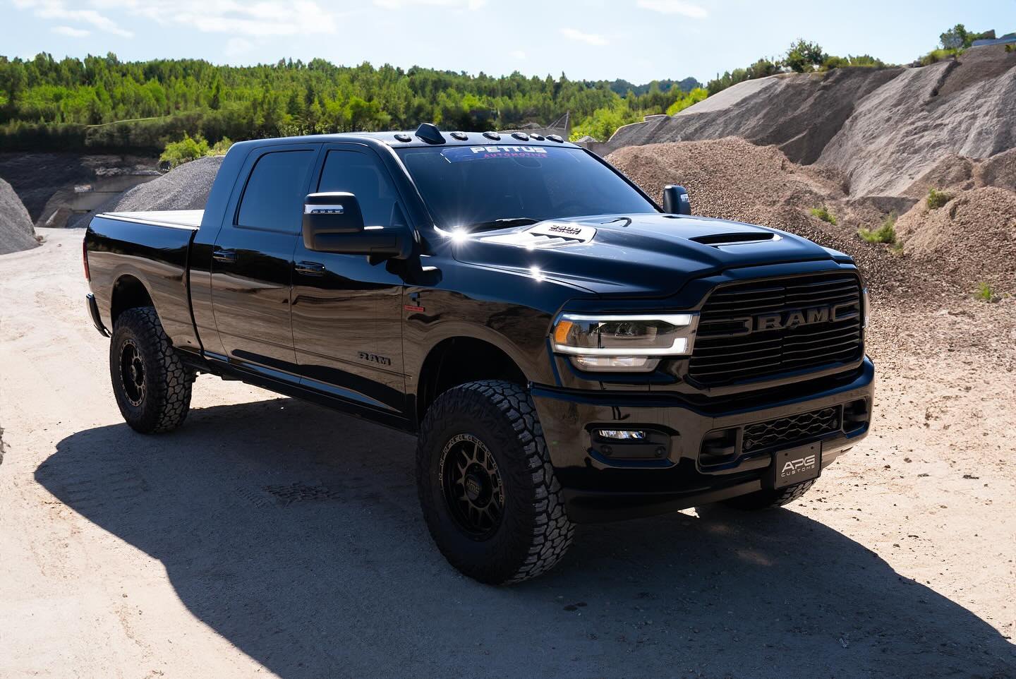 Black Ram 2500 Laramie Mega Cab built by APG Customs