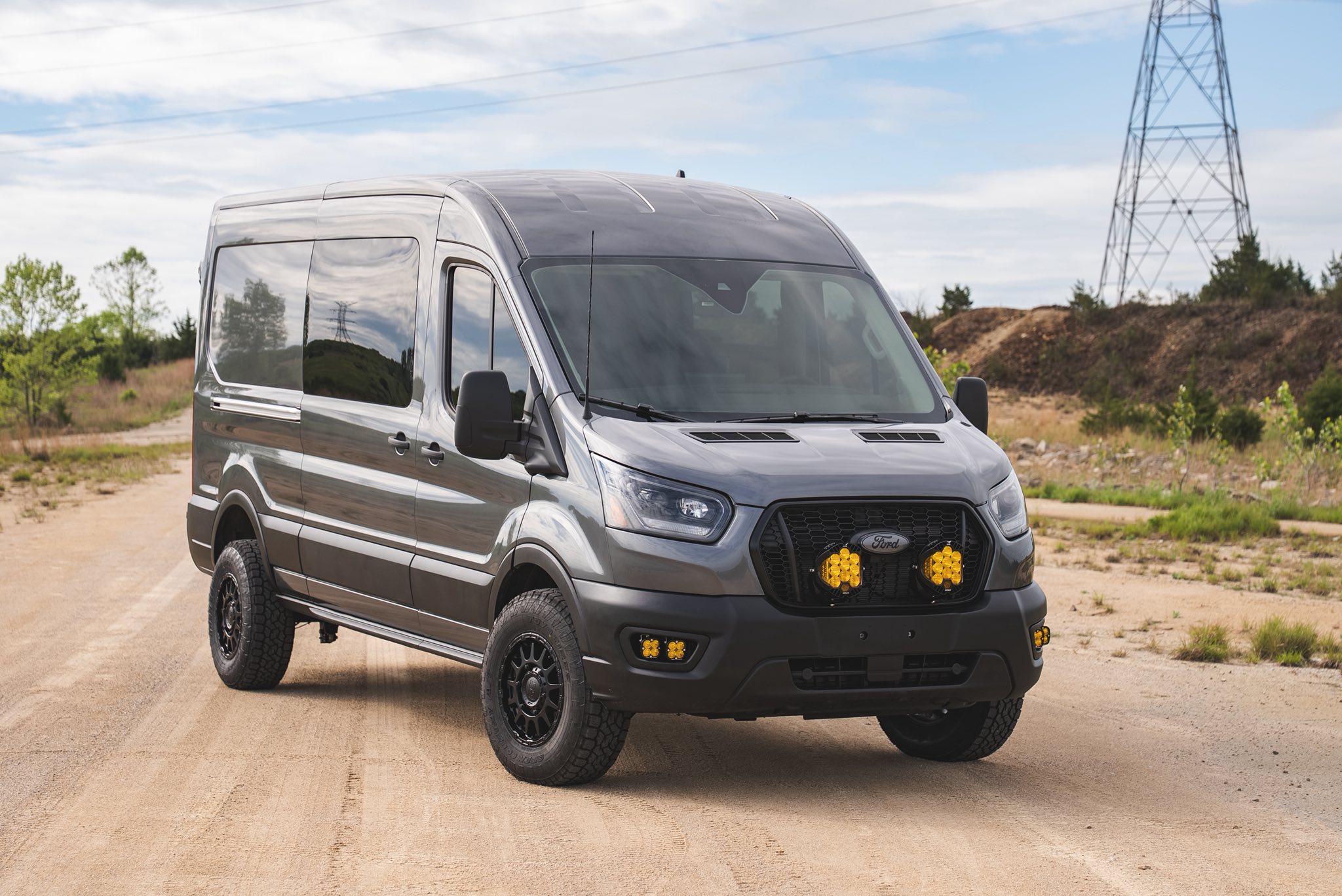 Overland Ford Transit on Method wheels by APG Customs